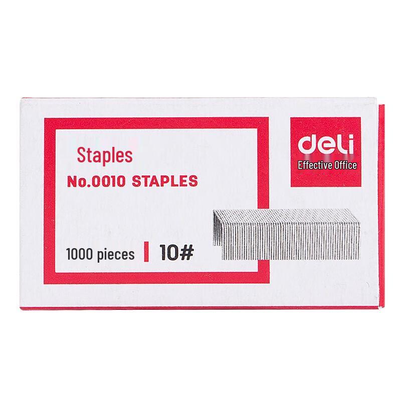 Deli Non. 10 Agrafes - Pack de 10 Boîtes
