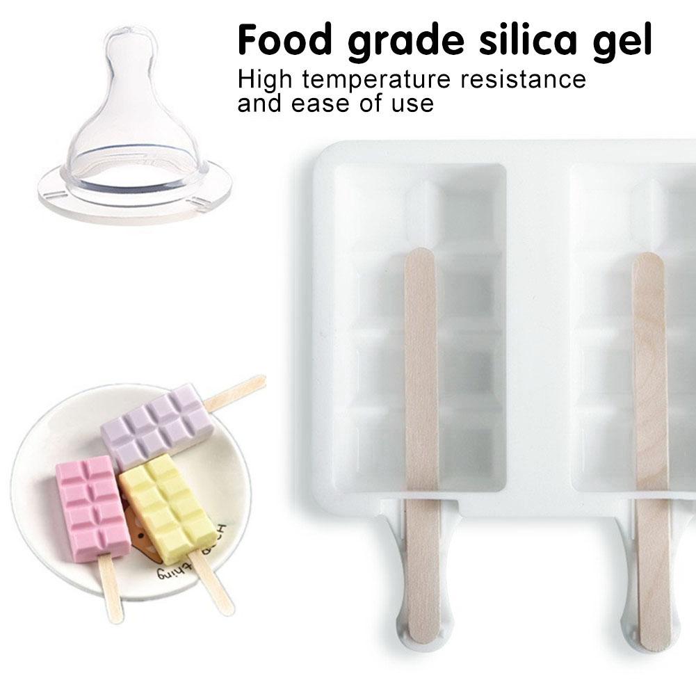 Silicone Ice Lolly Stencils Reusable Popsicle Stencil BPA Free For DIY Ice Cream