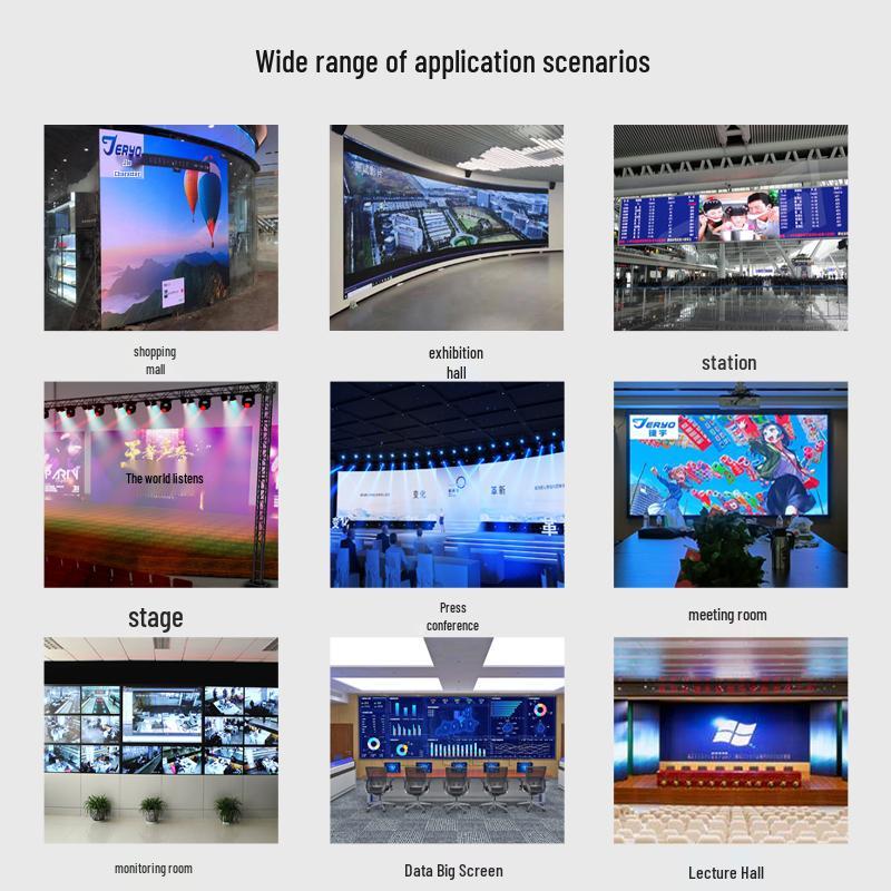 JY-P1.86 Indoor Full-Color LED Display CN Plug (adapter Included)