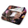 Ryan Gosling Collage Decken Mädchen Flanell Bettwäsche Überwürfe Für Schlafzimmer Warm DIY Qualität Tagesdecke Geschenk