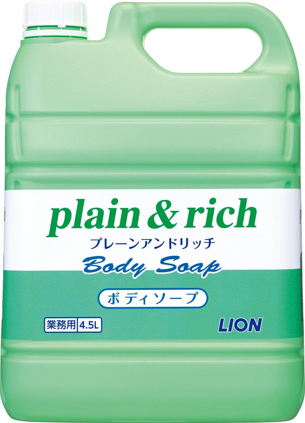 

Емкость Lion Hygiene для коммерческого простого мыла для тела Rich Body Soap Rich Body Soap Refill [Большое использование] и 4,5 л