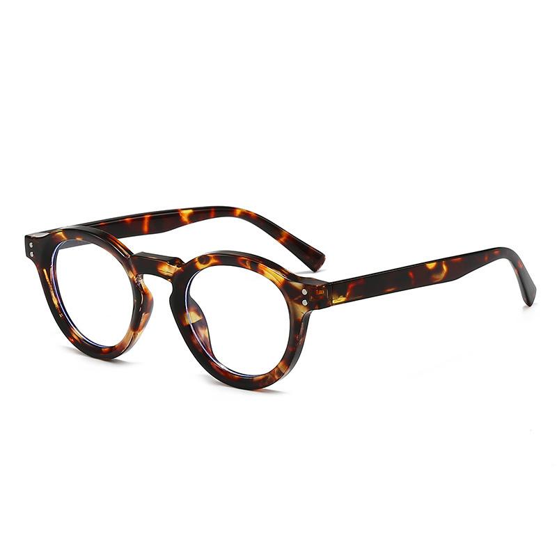 New Black Round Computer Glasses Frame Women Men Anti Blue Light Circular Eyewear Blocking Optical Spectacle Eyeglasses