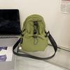 Coin Pouch Drawstring Crossbody Bag Sports Mobile Phone Pack Portable Nylon Shoulder Bag  Travel