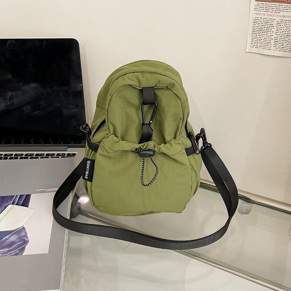 Coin Pouch Drawstring Crossbody Bag Sports Mobile Phone Pack Portable Nylon Shoulder Bag  Travel