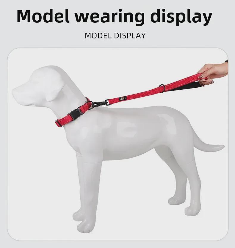 Nylon Kurze Trainingsleine für Mittelgroße und Große Hunde - Strapazierfähiges Zugseil