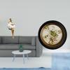 Aesthetic Resin Sculpture Girl Figurine with European Antique Embossed Ornate Frame Creative