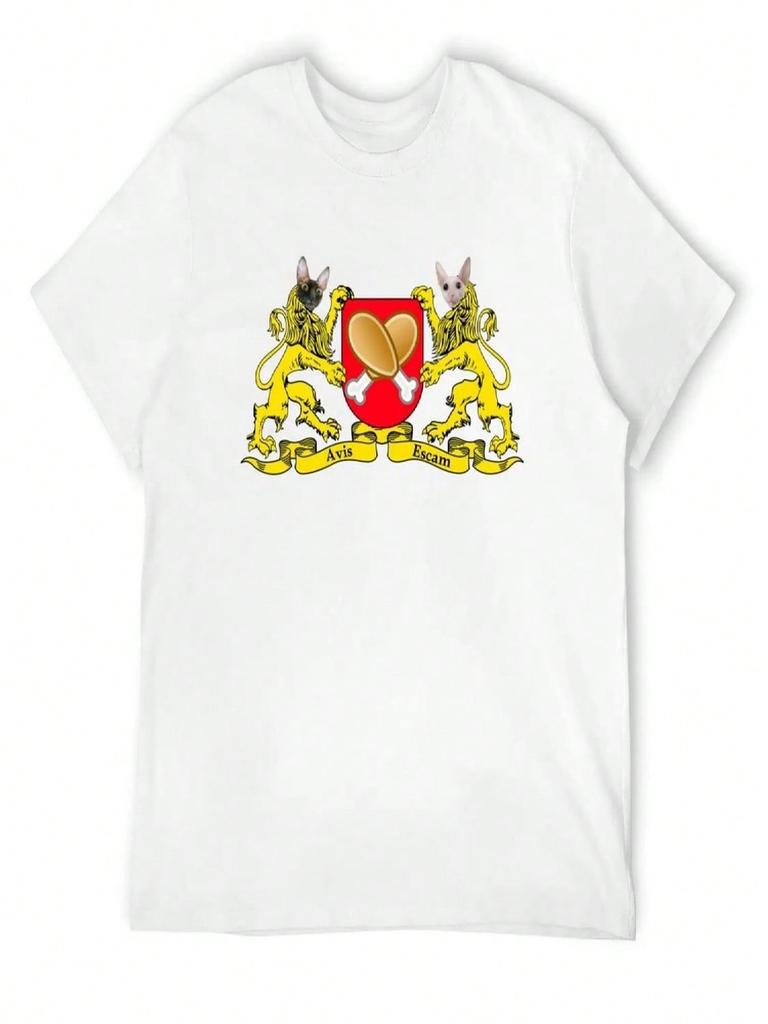 Meatbird Coat Of Arms T-Shirt Luxury T-Shirt Plus Size Tops Aesthetic Clothes T-Shirt unisex
