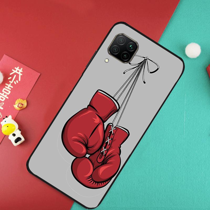 Boxing Gloves Case For Huawei P20 P30 P40 Lite Nova 11 Pro 9 10 SE 3i 7i 11i 5T Y60 Y61 Y90 Y91 Y70 Cover