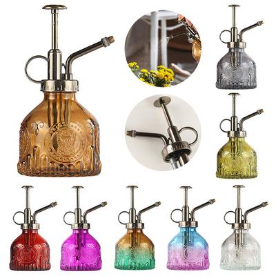 Arrosoir en Verre Style Nordique Vintage Arrosoirs Plantes Succulentes Couleur Jardinage Bouteille de Pulvérisation Pot d'Arrosage Outil de Jardin