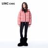 Jinyujie Women's 2025 Winter Stand Collar Short Down Jacket