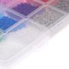 24Colors/Set Each Grid Contains 400Pcs Mini Beads Fuse Beads Puzzles Beads For Kids Diy High Quality Puzzles Handmade Gift Toy