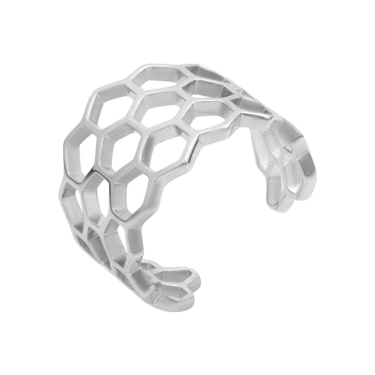 

Серебряное кольцо с без камней, вес изделия 3,01 гр (2198215) adjustable