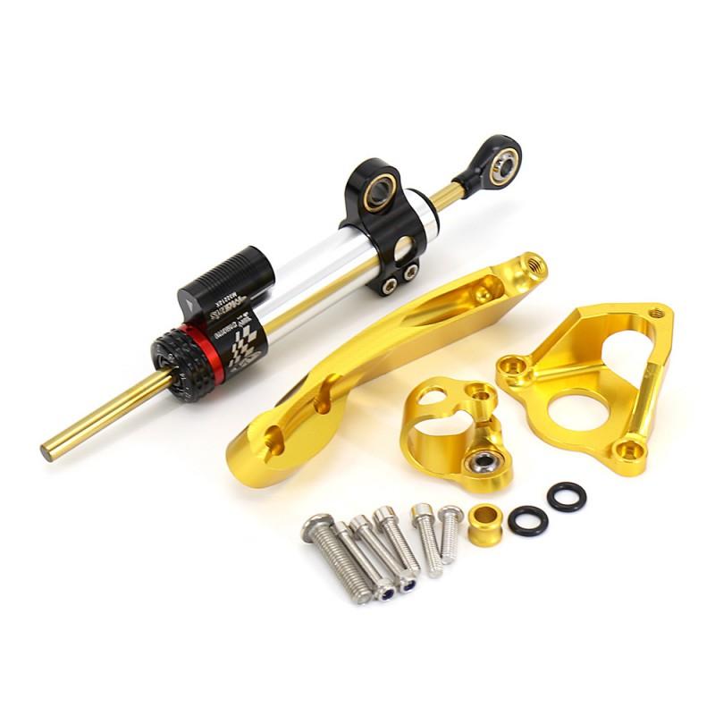 Honda CBR600RR Steering Damper Stabilizer With Titanium Stem Sportbike Racing Street Use