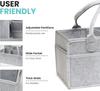 Foldable Diaper Tote Bag: Multifunctional Non-woven Handbag for Baby Supplies and Mommy Travel.