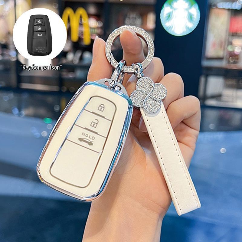 Women’s Key Covers for Toyota: Corolla, Camry, Levin, Avalon, Highlander, RAV4, and CHR.