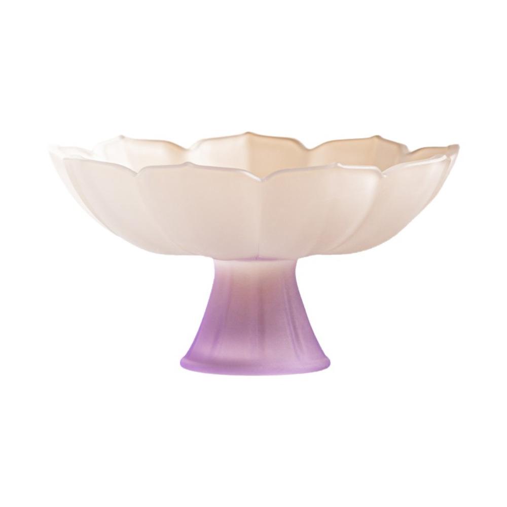 Delicate Snacks Place Tray Glass Tea Point Plate Multi-Purpose Fruit Plate Home Decor