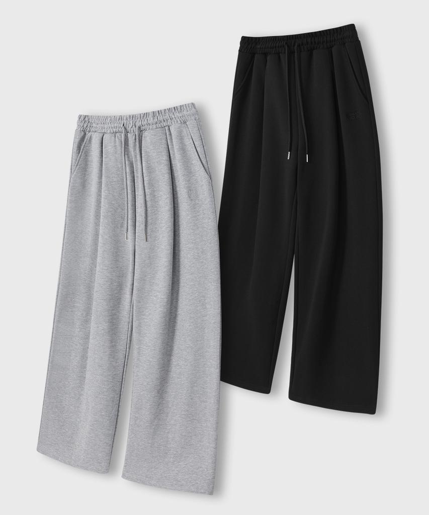 LEMAIN SECOND One-Pleat Wide Sweatpants_3 Colors (B Type)