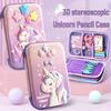 Unicorn 3D EVA Pencil Case: Large Capacity for Primary School Girls