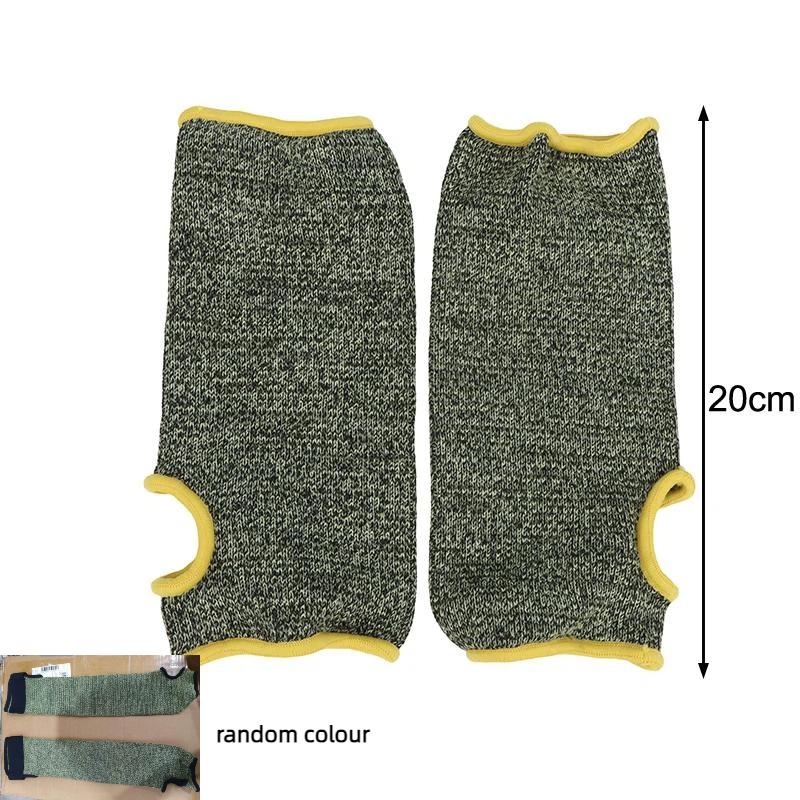 1 Pair Anti-Cut Arm Glove Sleeves 20/36/45cm Aramid Fiber For Cut Proof And Heat Resistant Welding Gardening Work