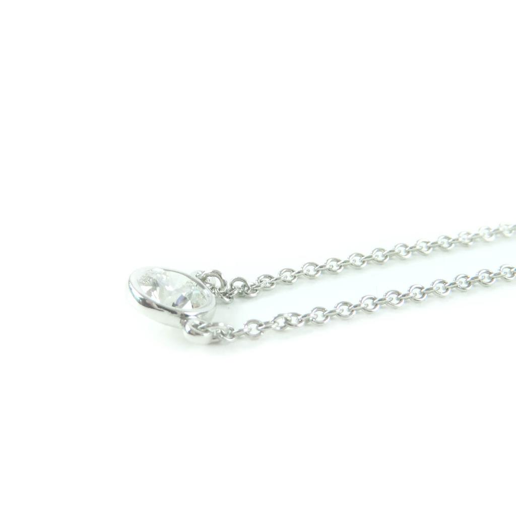 Great TIFFANY&Co. Necklace By the Yard 0.23ct /I/ VVS1/ 3EX NONE 74960847 PT950 Used