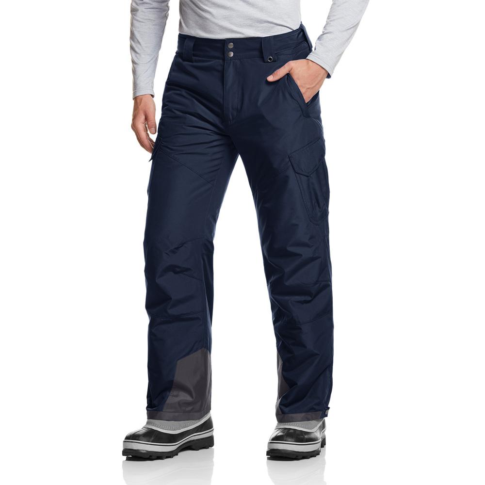 Teseulla Cold Weather Waterproof Board Ski Cargo Pants Elastic Waist