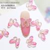20 stuks vlinder nagelkunst accessoires - nageldecoraties met iriserende en driedimensionale vlinders gemaakt van hars voor nagelkunst.