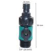 Plastic Valve With 3/4" Male Thread Quick Connector Car Wash Garden Irrigation Pipe Fittings Fast Couplings Safety Valve 1 Pc