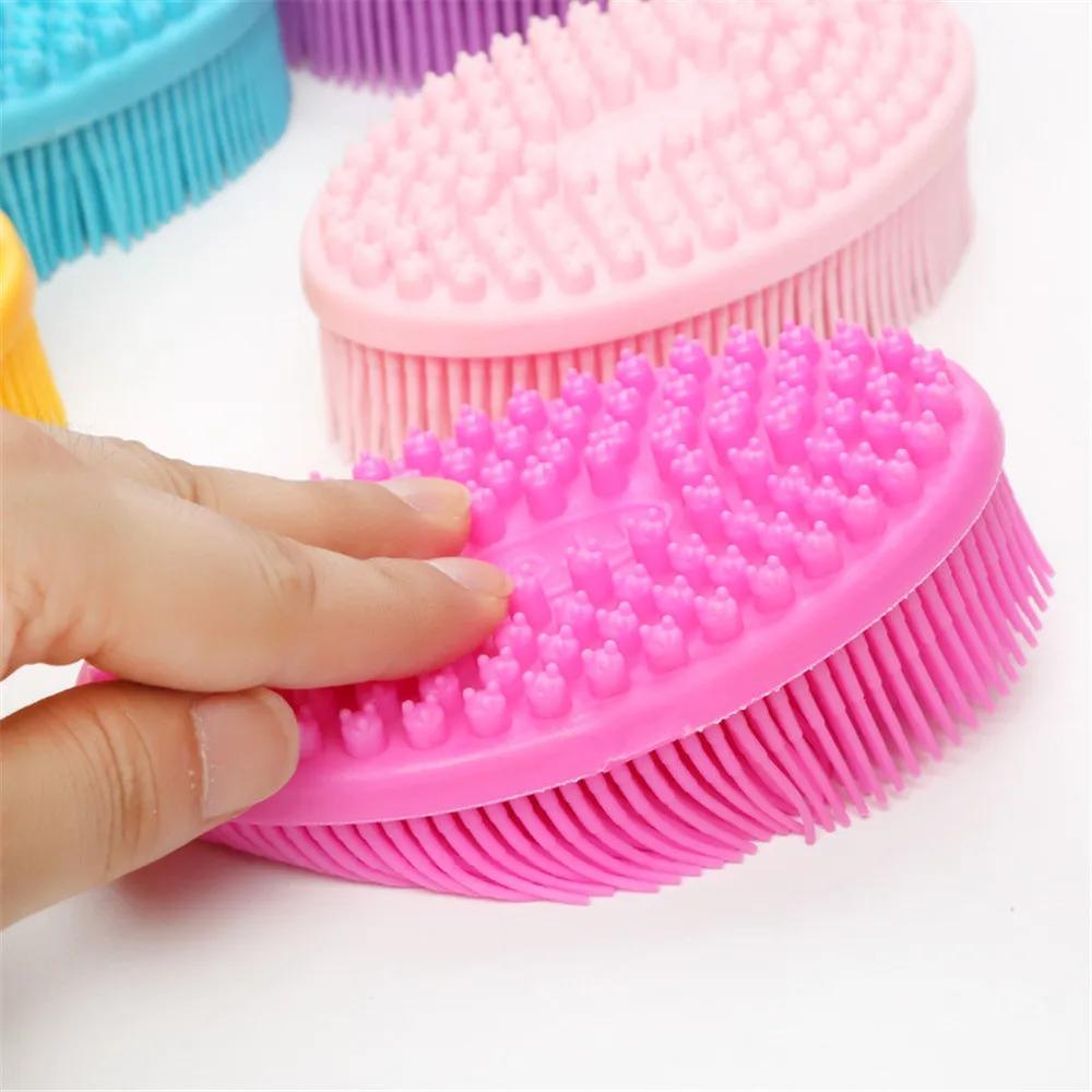 Face & Body Gentle silicone Cleaning brush Scrub Skin Exfoliation Massage Nubs Improve Cellulite Bathroom Set Accessories