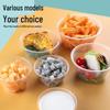 ZISIZ Round Disposable Plastic Food Container