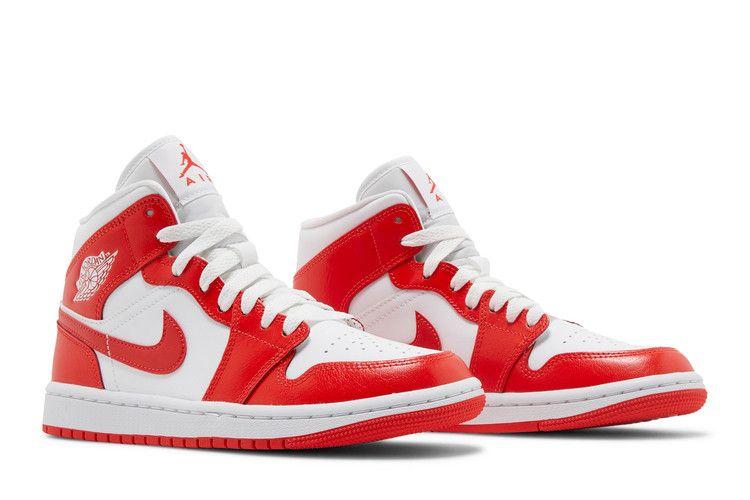 Wmns Air Jordan 1 Mid 'Habanero Red'