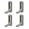 4Pcs Retractable Wall Hooks for Bathroom Foldable & Space Saving Wall Hook Upgrades for Hanging Clothes & Accessories