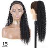 MISSQUEENSynthetic Long Kinky Curly Ponytail Hair Extension Clip-In Drawstring Ponytail Wig Ponytail For Women Wear