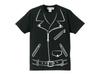 W Riders W Riders Size L [SPEED ADDICT] Trompe-l'oeil T-shirt (Trompe-l'oei T-shirt) S/S Black,
