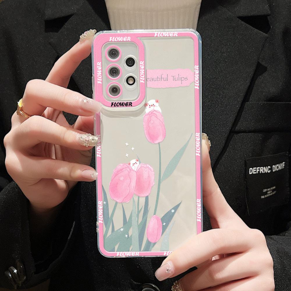 Phone Case For Samsung Galaxy A54 5G Funda A55 5G A35 A34 A53 A52 A33 A32 A14 A13 S24 Ultra S23 S22 Plus S21 S20 FE Soft Covers