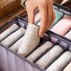 Underwear Storage Organizer for Clothes Separated Socks Shorts Bra Storage Boxs Dormitory Closet Organizer Drawer Washable