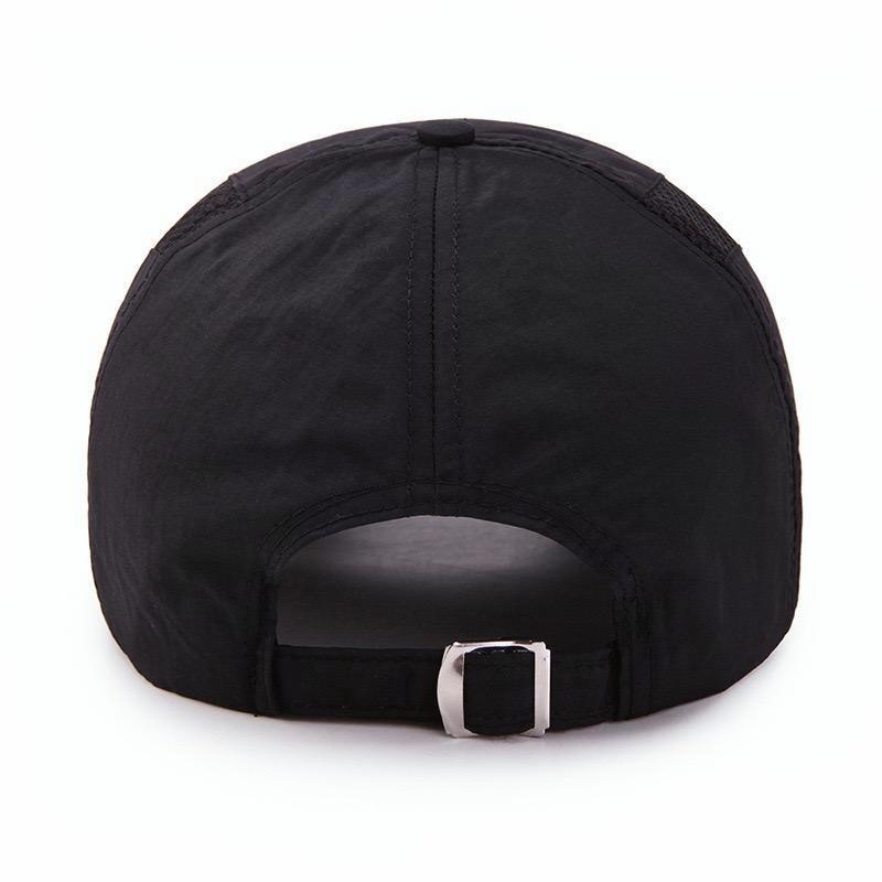 Summer Outdoor Sports Quick-Dry Mesh Baseball Cap, Unisex Duckbill Hat, Simple Solid Color Running Cap