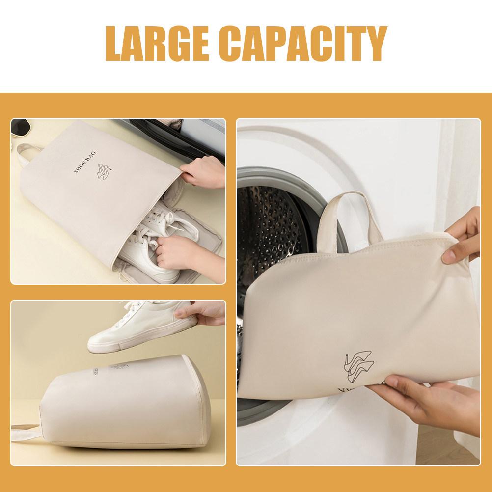 Portable Travel Shoe Organizer Large Capacity Oxford Cloth Shoe Bag Shoes Storage Pouch Handheld for Men Women