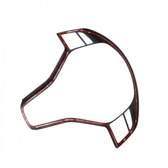 Carbon Fiber Color Steering Wheel Trim Cover Fit For Benz Class A B C W204 W212