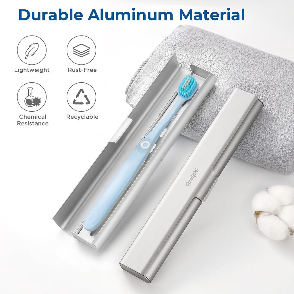 Travel Case, Portable Travel Toothbrush Holder, Durable Manual Toothbrush Box Container for Traveling,