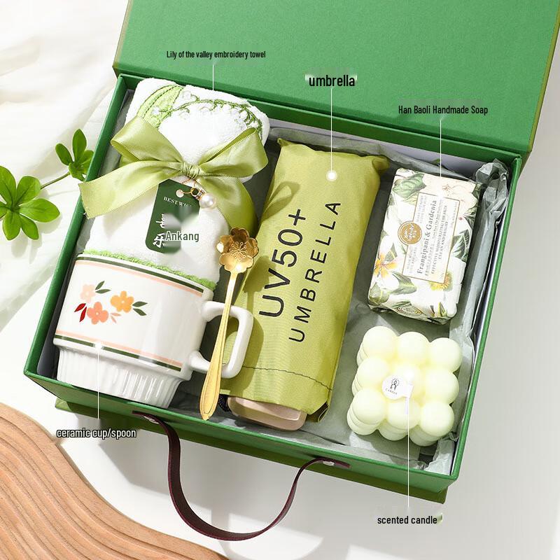 Ceramic Cup & Accessory Gift Set