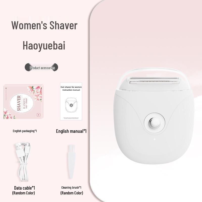 Dual Head Electric Lady Shaver: Underarm & Body Hair Trimmer for Dry/Wet Use