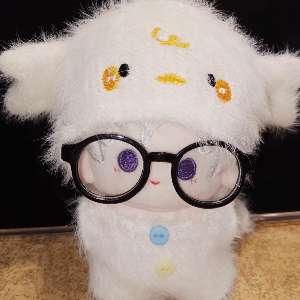 Dla 10cm Lalek Bawełnianych Okulary Śliczne Plastikowe Okulary dla Lalek Macaron Lalki BJD Zabawkowe Okulary Akcesoria