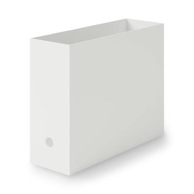 MUJI Recycled Polypropylene File Standard White W10 X D32 X 83904364 Box, Type, Gray, Approx. H24cm,