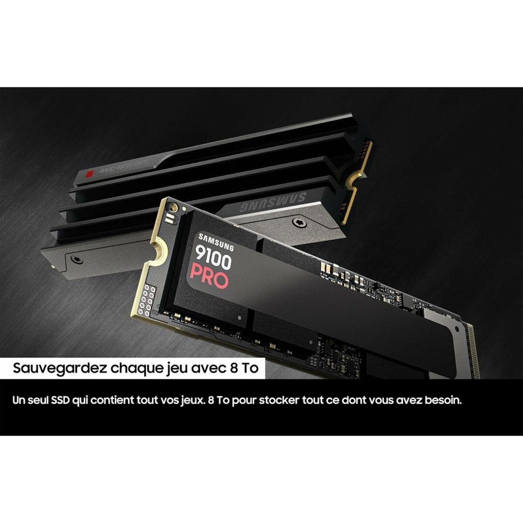 Samsung 9100 Pro internal SSD 8TB M.2 2280 Black