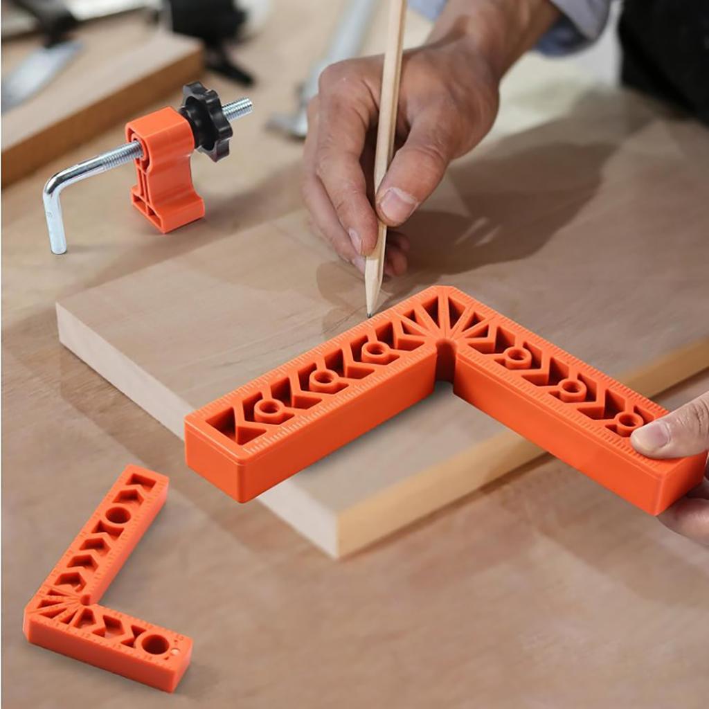 90 Degree Clamp Positioning Squares L-type Right-angle Fixed Positioner Clamps for Woodwork Picture Framing