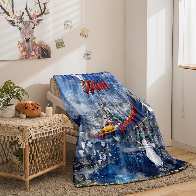 Cartoon Double-Sided Flannel 3D Digital Printing Blanket Blanket