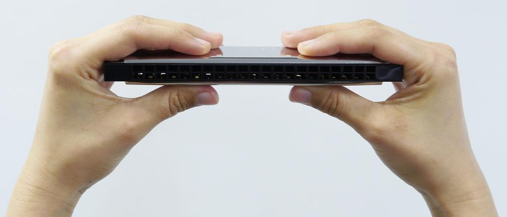 TOMBO Doppelton-Mundharmonika C-Tonart Tombo Band 21 Löcher 3121