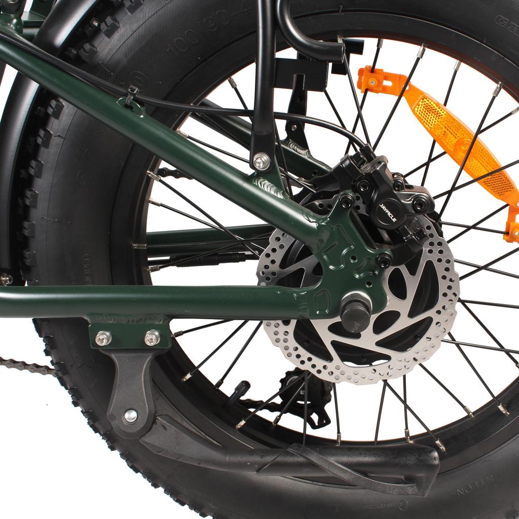 UNIVERCYCLE B4 All-Terrain Folding Electric Bike 20 Inch Fat Tires 48V12.5Ah Battery 60KM/H Load 350W Motor Urban Commuting Adult E-Bike With TowSeat