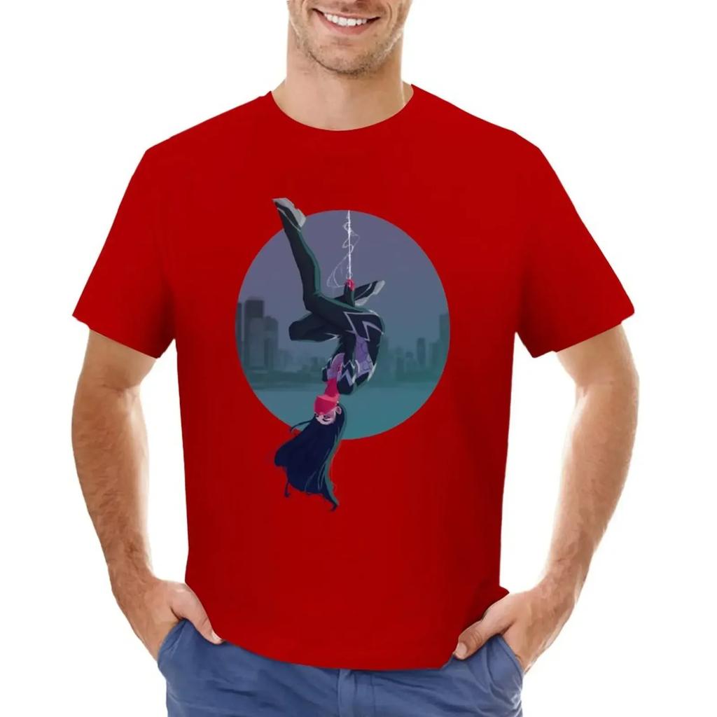Silk T-shirt for a boy customizeds cute tops Short sleeve tee men