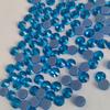 ZK SS6-SS30 Strass -Like Eco-Friendly Heat Fixed Capri Blue Rhinestones Bulk Flat Back Glass Clothing